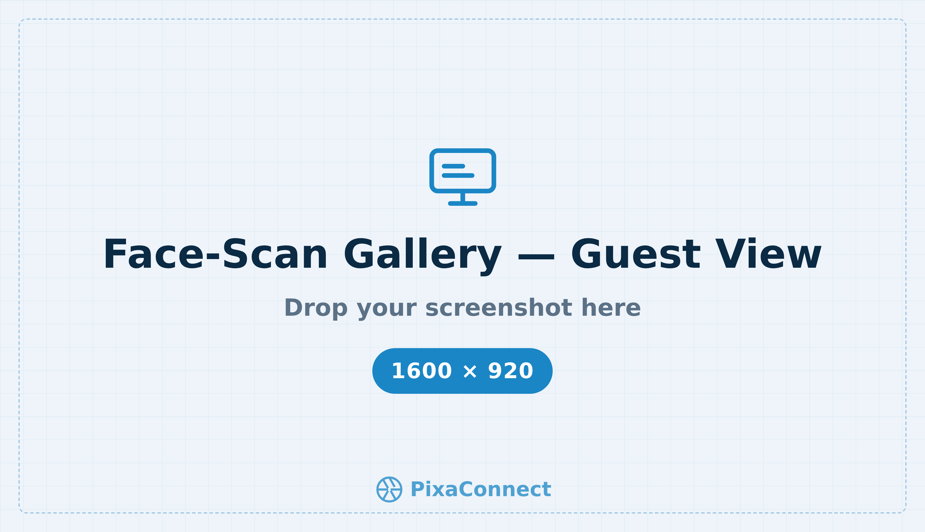 Face-scan galleries — PixaConnect