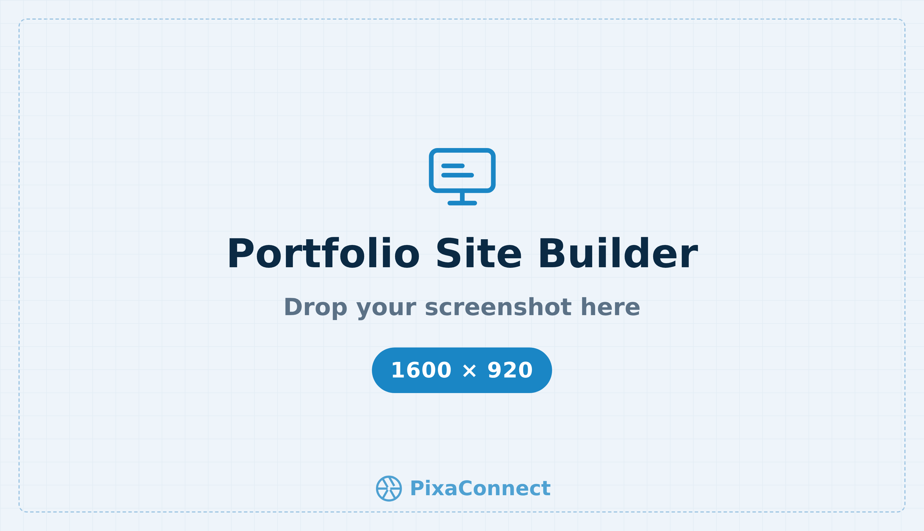 Portfolio site — PixaConnect